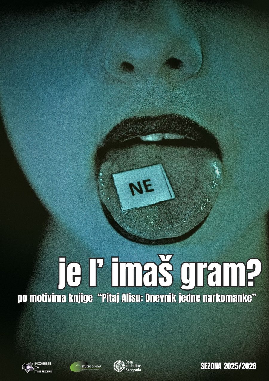 Plakat predstave Je l' imaš gram?